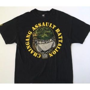 Vtg WWE 2002 ChainGang Assault T Shirt size XL